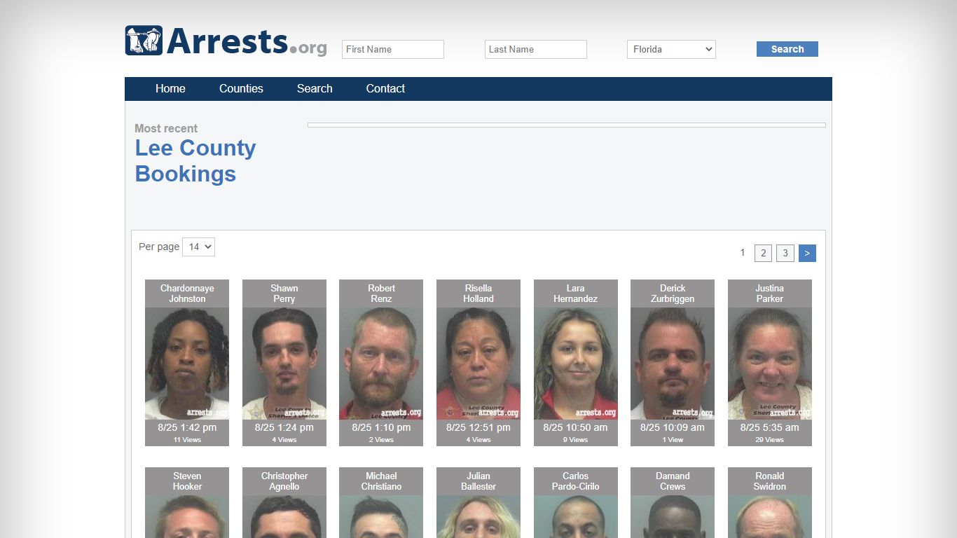 Lee County Arrests and Inmate Search