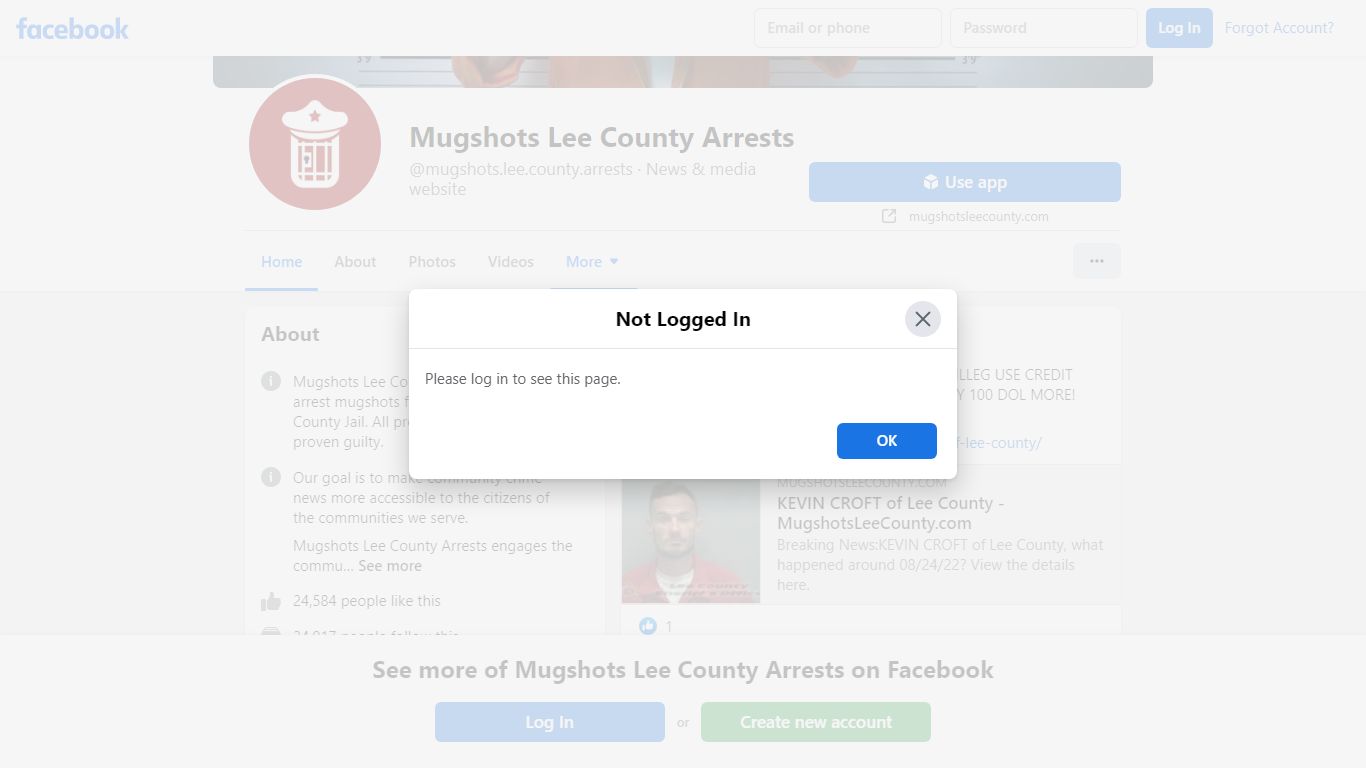 Mugshots Lee County Arrests - Home - Facebook